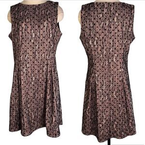 Jason Wu Womens Pink Black Lace Sleeveless Cocktail Mini Dress Elegant Glam
